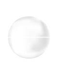 A single translucent white oval cosmetic sponge or applicator shown on a plain white background.
