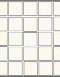 A repeating grid pattern of white squares outlined in black, with some squares filled with fine diagonal hatching.