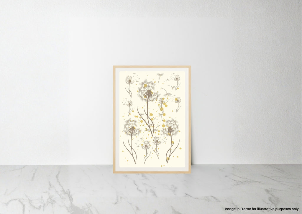 Dandelion Botanical Wildflower Digital Download