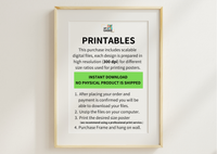 Instant Download: No physical product is shipped